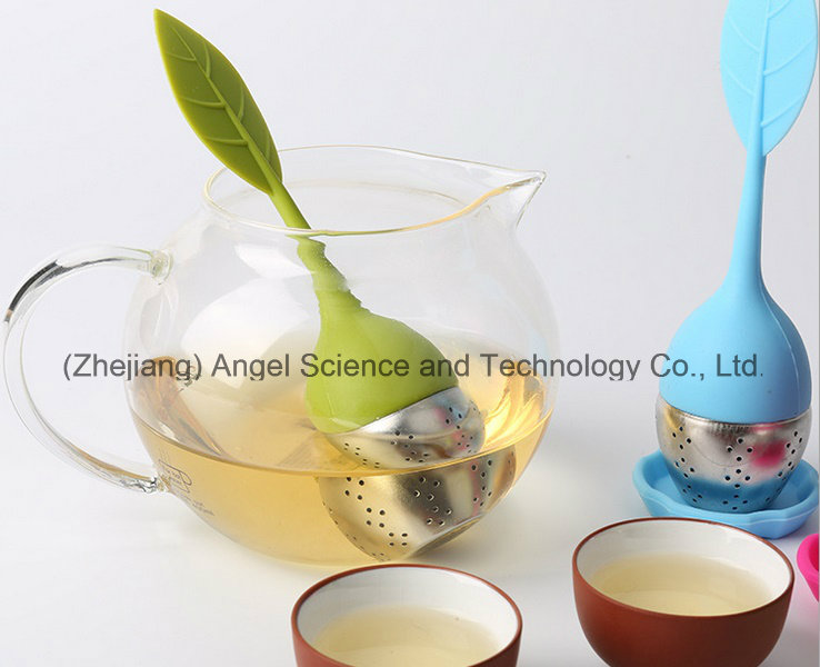 Promotional Silicone Tea Tool with Rustless Steel Infuser St12