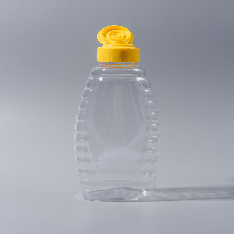 375g Plastic Bee Honey Bottle Jam Bottles Ketchup Bottle (EF-H10375)