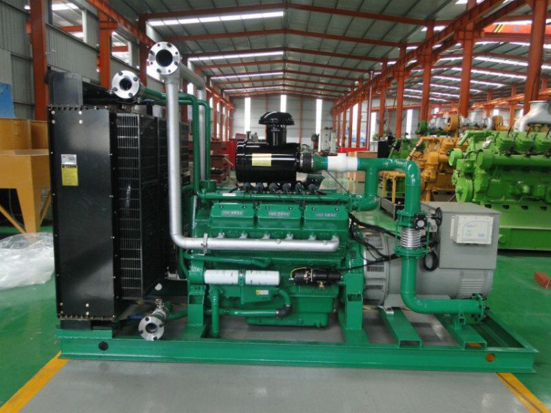 Industrial Generators Top Quality China Lvhuan 150kw Wood Chip and Crop Biomass Gas Generator Set Water Cooled Fow Mini Power Plant Cooking