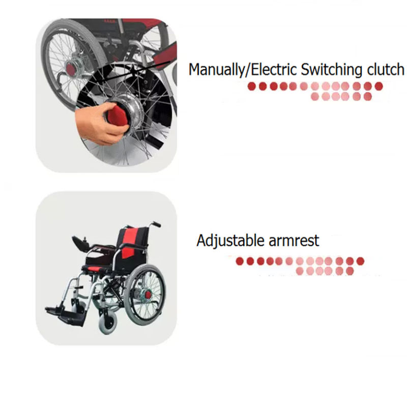 Foldable Electric Wheelchair for The Disabled and Elderly People (JRWD301)