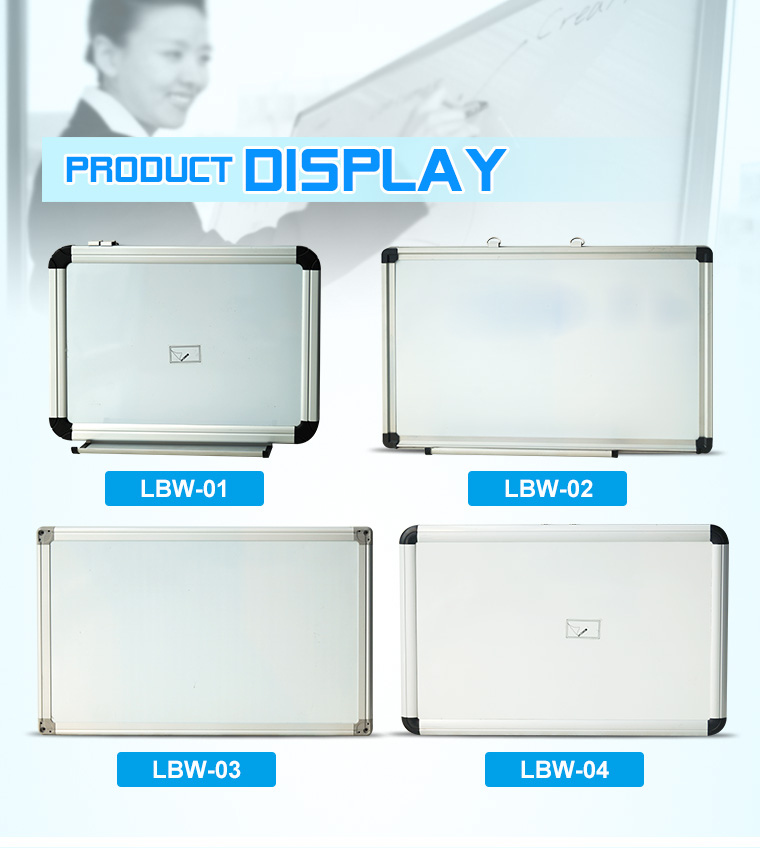 80*100 Whiteboard Drywipe Magnetic with Pen Tray and ABS Corner