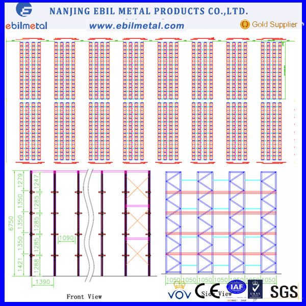 Drive in Racking Using Forklift Filo (EBILMETAL-DR)