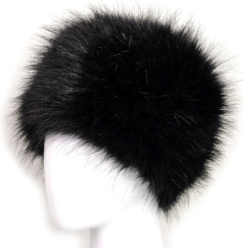 Women's Winter Warm Faux Fur Cossack Russian Style Cap Beanie Beret Hat (HW802)