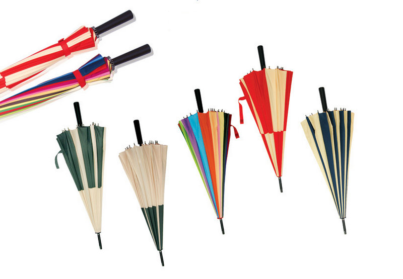 24 Ribs Manual Straight Umbrella with Different Designs (YS-R1082R)