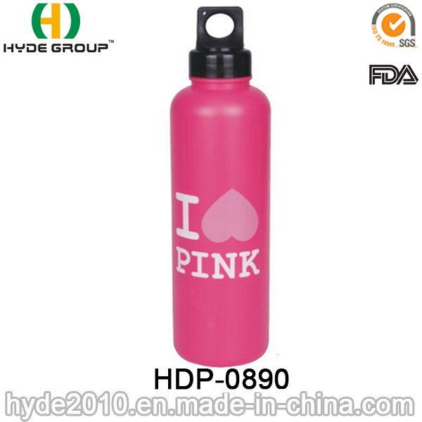 Newly PE Plastic Sports Drinking Water Bottle (HDP-0890)