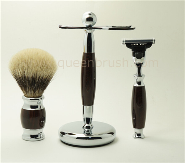 Top Quality Wholesale Shaving Brush Set with Badger Hair