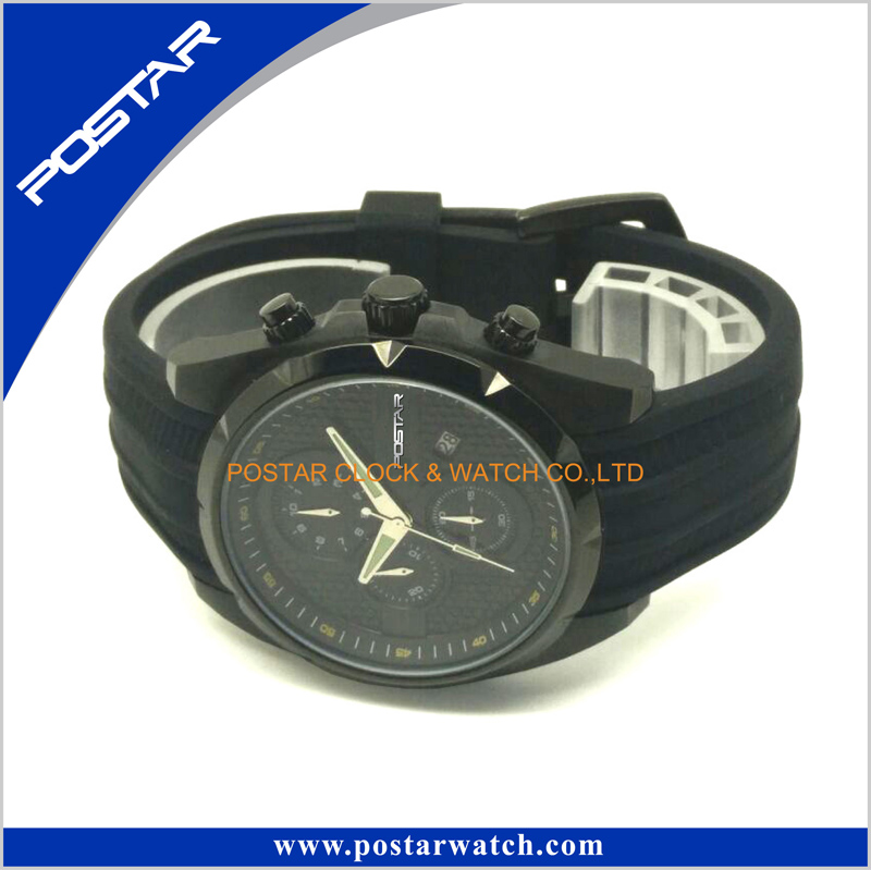 Personalized Mans Watch 2016 Classic Watches in Black Customer Logo Available