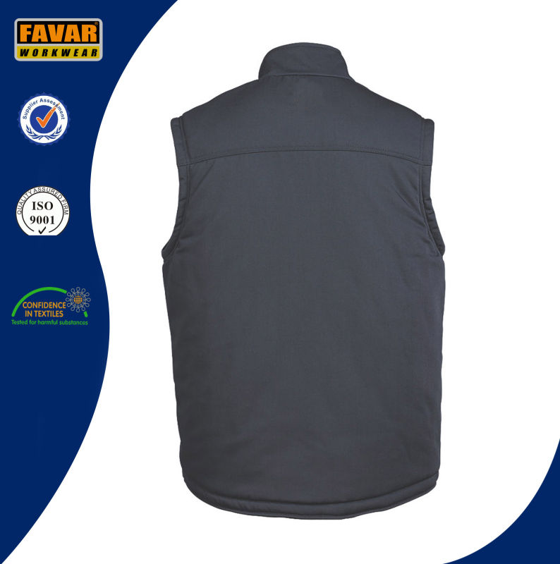 Worker Grey or Black Padded Gilet