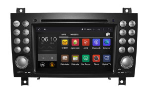 Android 5.1/1.6 GHz Car DVD GPS Navigation for Mercedes Benz Slk Radio DVD with Phone Connectin Hualingan