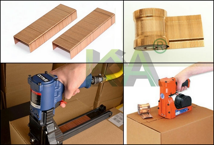 Copper Carton Sealer Staple for Packaging