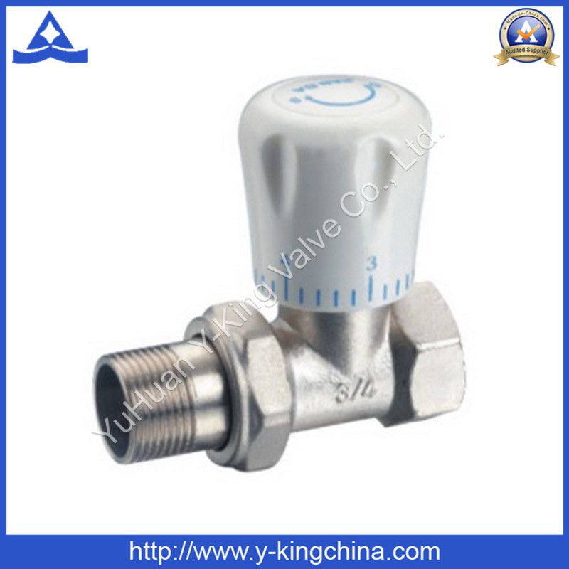 Brass Heating Angle Valve with Handle (YD-3007)