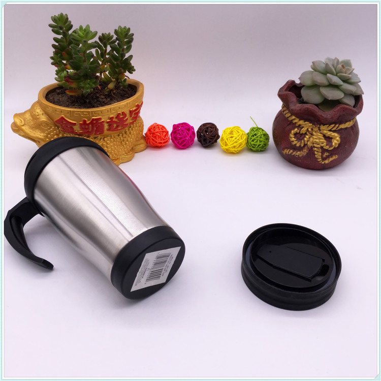 450ml Double Wall Stainless Steel Auto Travel Mug with Handle (SH-SC34)