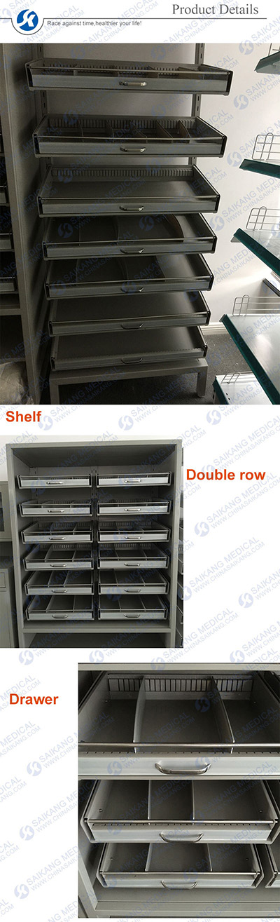 Used Ajustable Component Metal Medicine Shelf