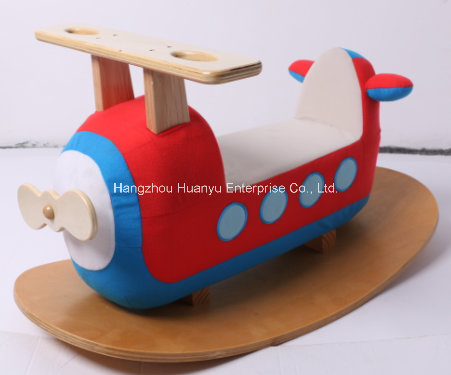 New Design Factory Supply Rocking-Wooden Plane Rocker