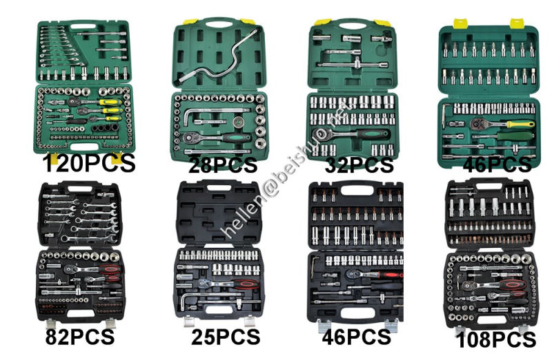 High Quality 28PCS Socket Tool Set with Flexible Handle