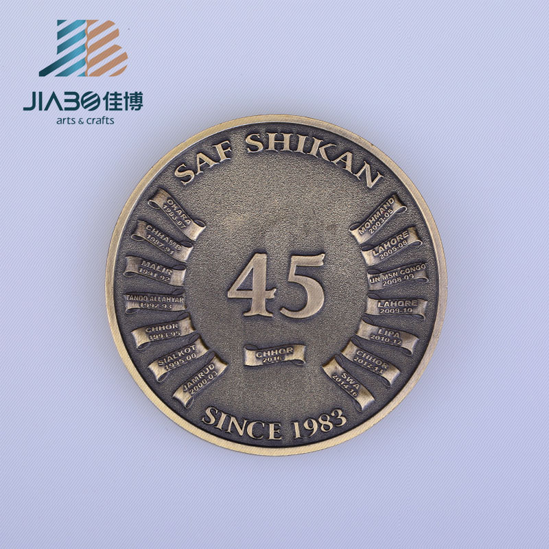 Free Sample 76mm Alloy Bronze Custom Souvenir Euro Coin Holder