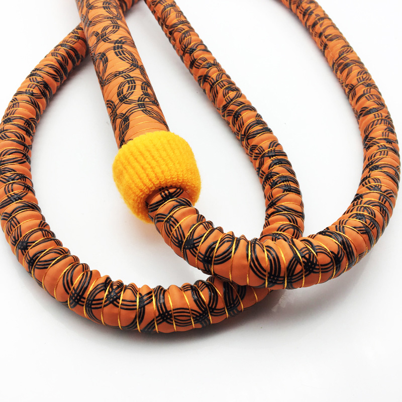 1.8m Orange Acrylic Hookah Shisha Hose Tubes with Mouthpiece (ES-HH-004-2)