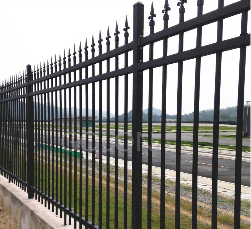 15 Years Rust Resistance Galvanized Steel Fence