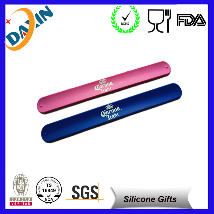 Promotional Gifts Custom Silicone Slap Bracelets Bulk