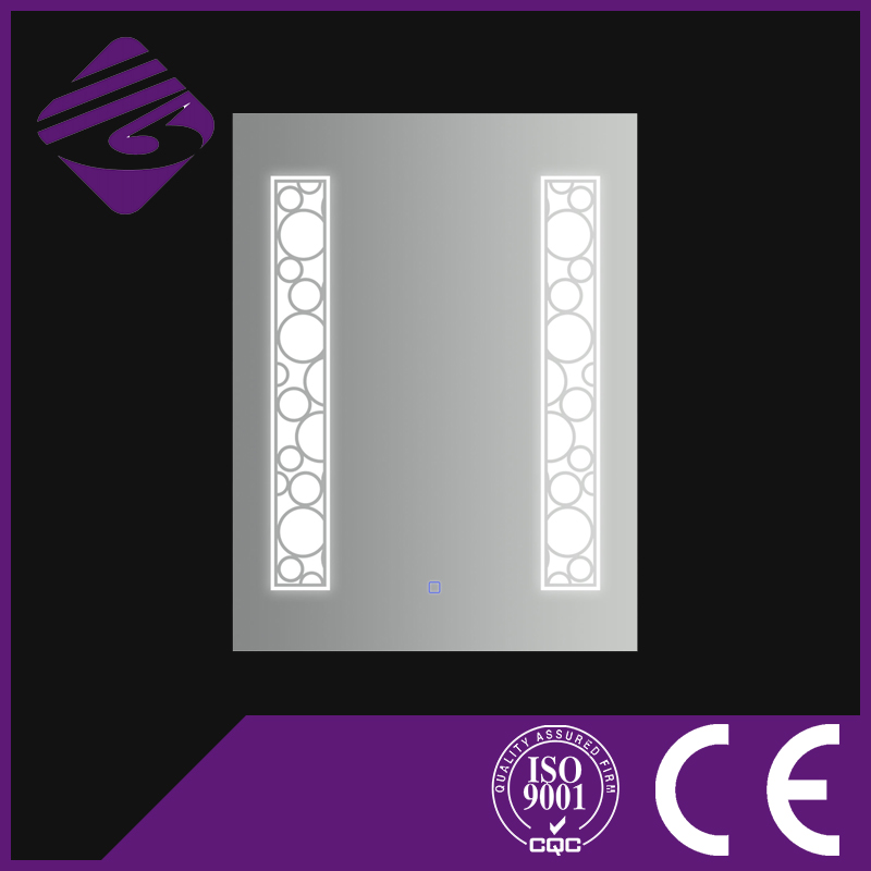 Jnh251 Luxury Illuminated Glass Bathroom Mirror LED with Touch Screen