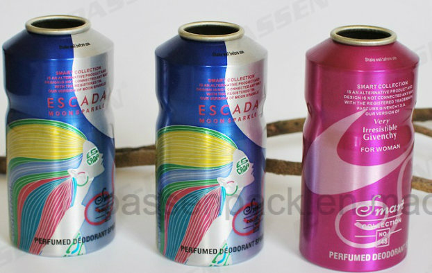 Aluminum Fragrance Perfume Aerosol Spray Can with Shaped Body (PPC-AAC-010)