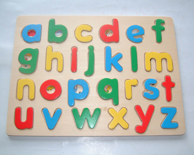 Wooden Lowercase Alphabet Puzzle (80119)