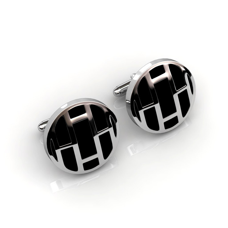 Destiny jewellery Crystal From Swarovski Mr Oil Paint 1 Cufflinks