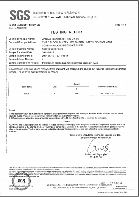 Sodium Hydroxide 98%