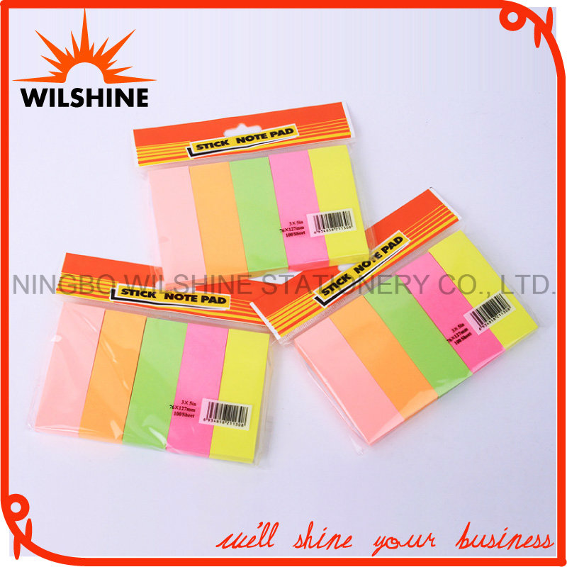 High Quality Neon Paper Cube Sticky Notes for School and Office (SN012)