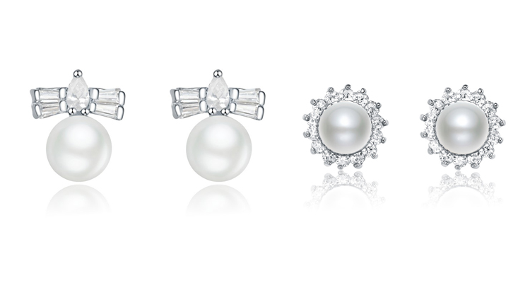 2015 Latest Silver Pearl Earring Jewelry with Factory Price (J-0063E)