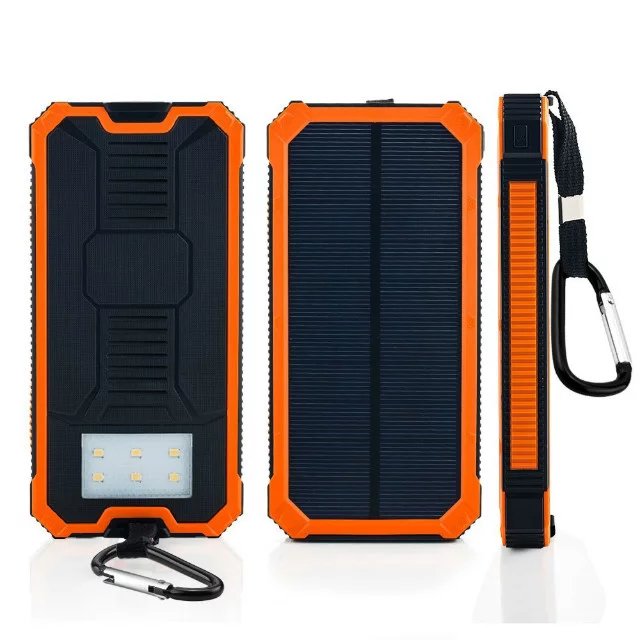 Phone Accessories Dual-USB 8000mAh Solar Panel Power Bank (SC-1788)