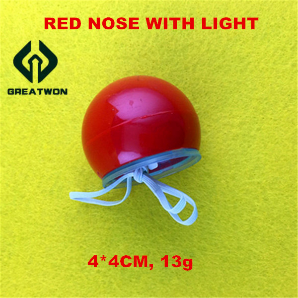 Red Clown Nose with Light