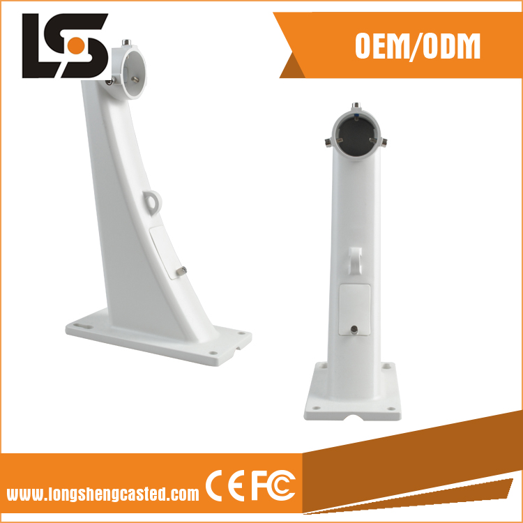 OEM Aluminum Die Casting Pole Wall Mounted CCTV Camera Bracket