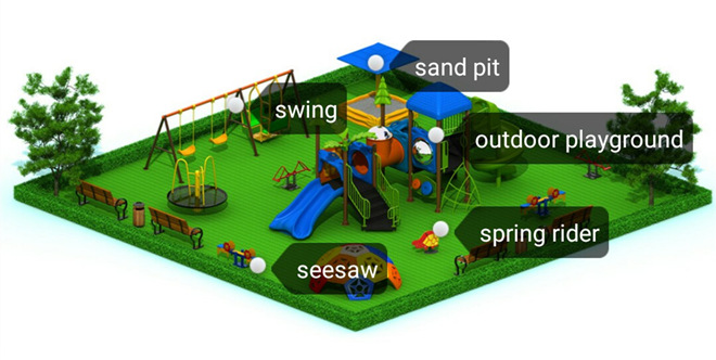 Entertainment Playground Equipment Outdoor