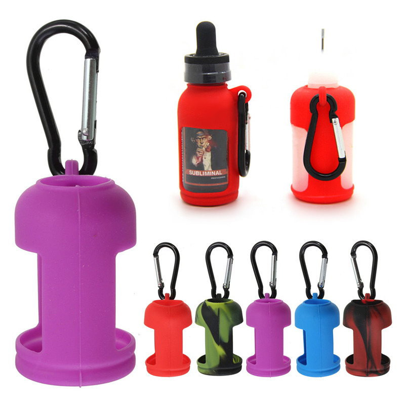 30ml Silicone Hand Sanitizer Perfume Bottle Case, Liquid Bottles Holder 30ml Bottle