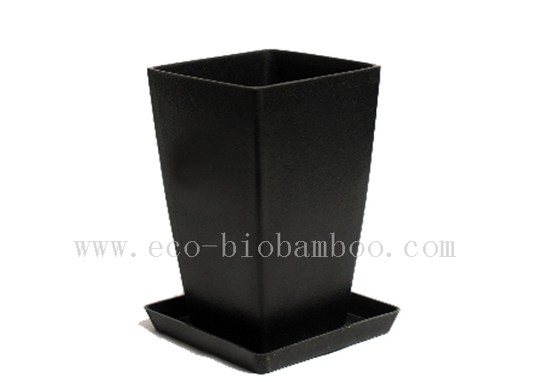 Biodegradable Bamboo Fiber Flower Pot (BC-F1004)