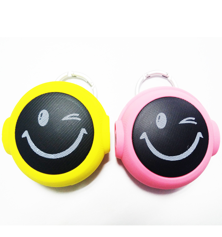 Multifunctional Smile Face Mini Bluetooth Speaker