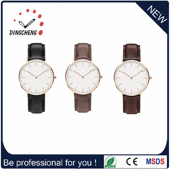 2015 Custom Logo Special Wrist Watch/Leather Band (DC-1433)