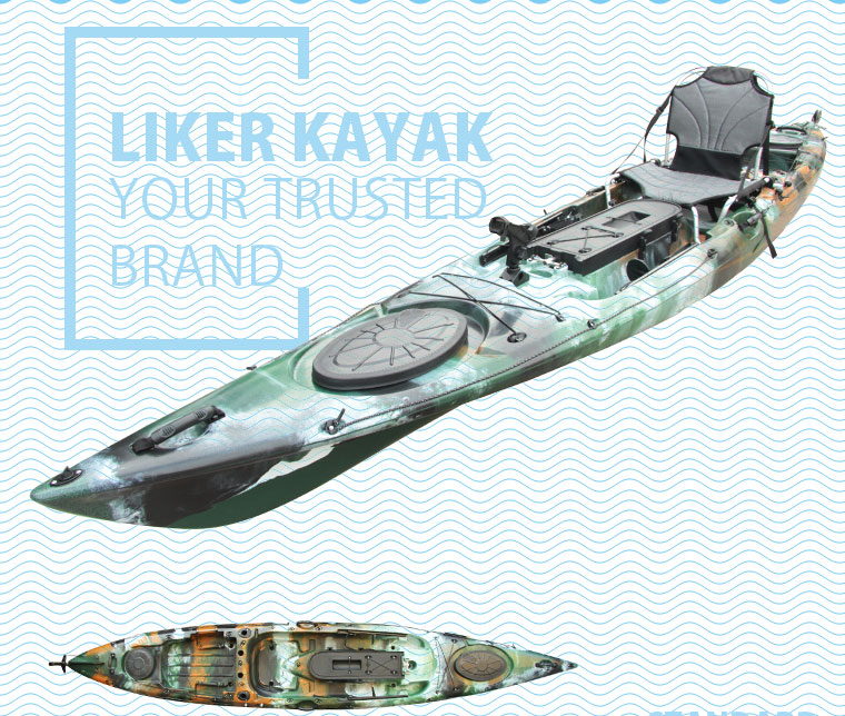 4.3m PE Single Seat Pesca by Liker Kayak