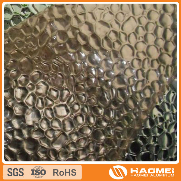 Concave-Convex/Semi-Spherical/Classic Orange PEE/Flat-Top Pebble/Corrugated/Wove Aluminum Embossing Coil