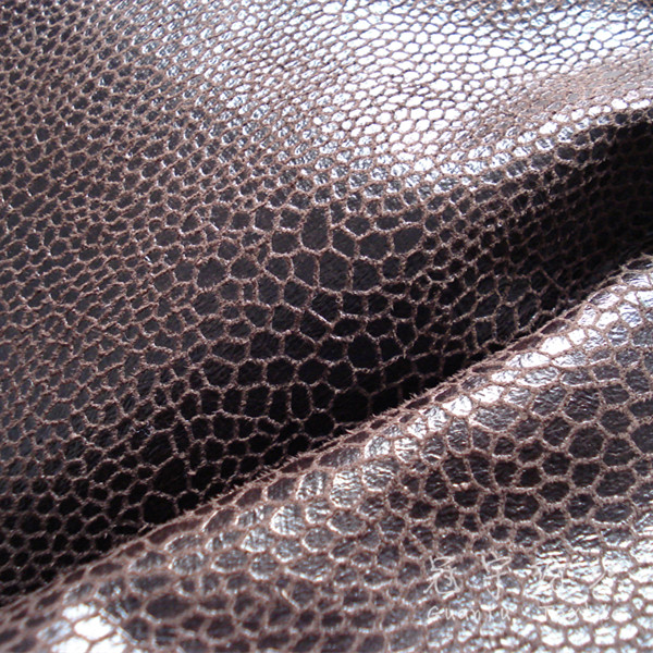 Bronzing Polyester Leather Home Textile Fabric