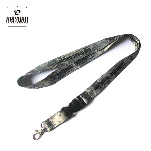 High Quality USA Army Military Lanyard with Sublimation Printing