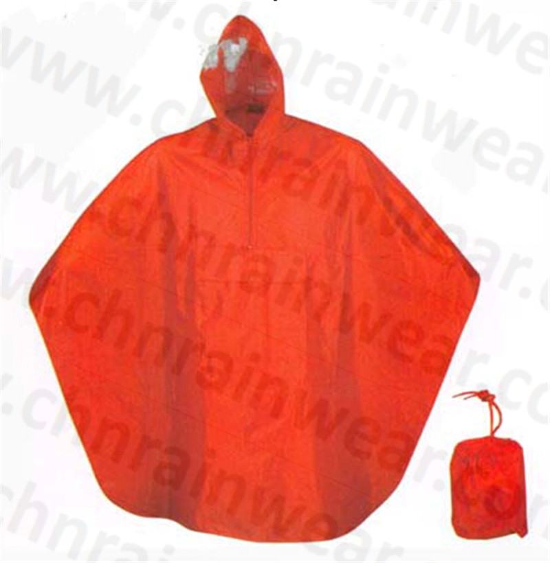 Promotional Waterproof PVC Rain Poncho for Motorcycle