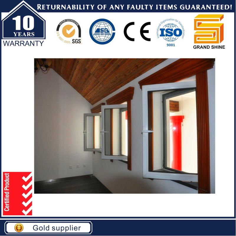 Powder Coated Grey Aluminum Casement Window