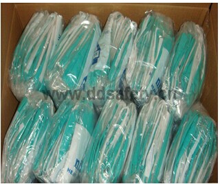 Green Nitrile Gloves for Industry or Household (DHL445)