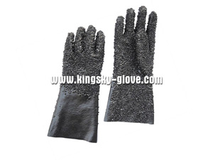 13G Jersey Liner PVC Work Gloves with Rubber Dotted