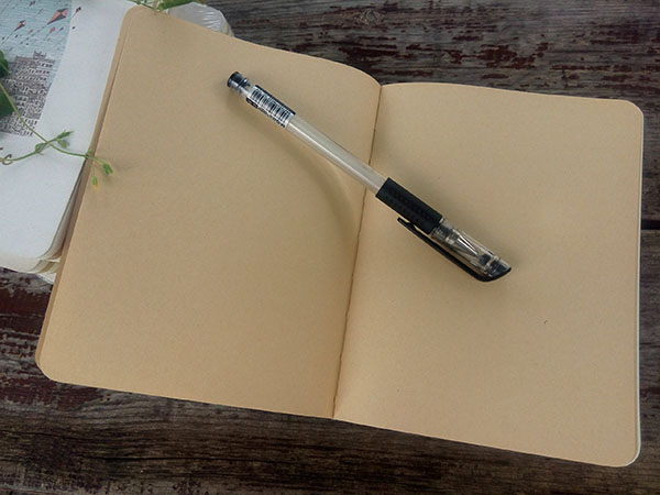 Rectangular Recyclable Bare Back Sewing Notebook