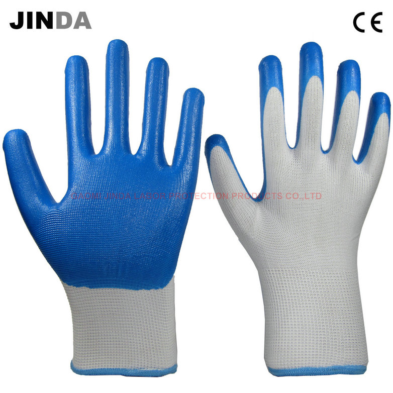 Nitrile-Nylon Work Gloves (NS018)