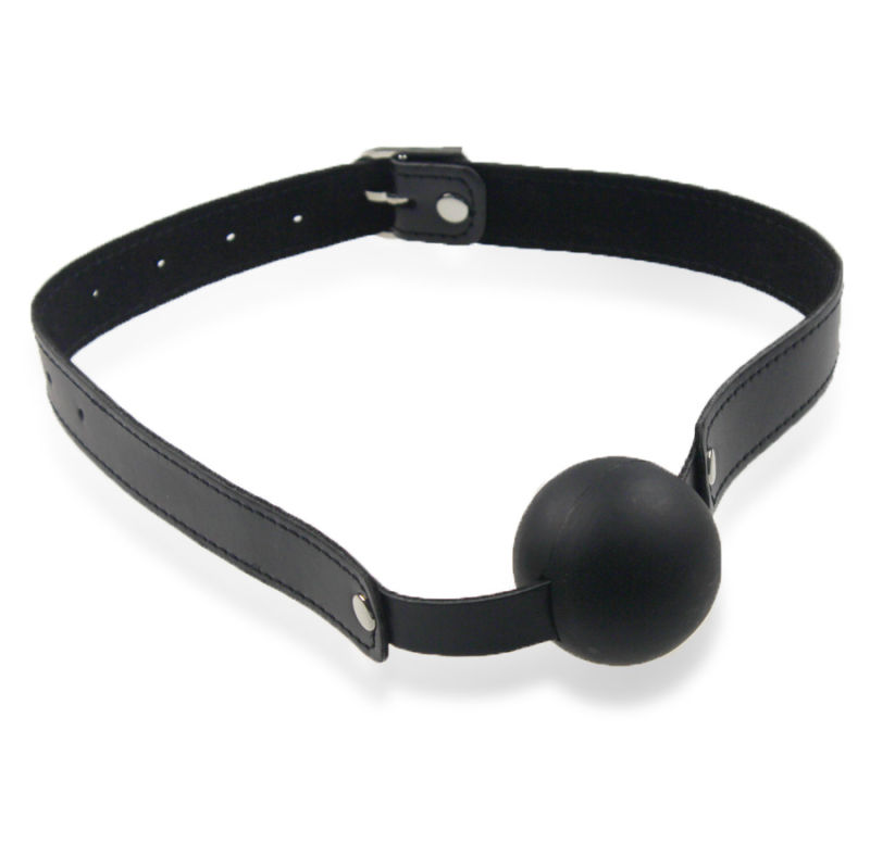 Chic Mouth Gag Bdsm Bondage Product for Couples Sex Game Black Ball Sexy Toys