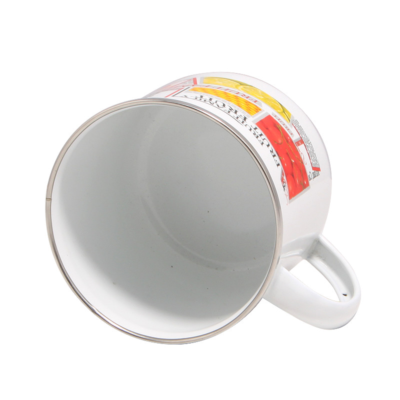 Hot Sale Enamel Mug with Enamel Hand